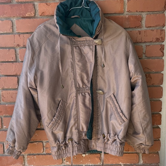 Hunt Club Dual-Tone Jacket in Green and Brown - Picture 1 of 4